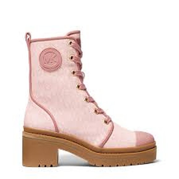 MICHAEL KORS COREY Mini MK Logo Lux Boots - Picture 1 of 1